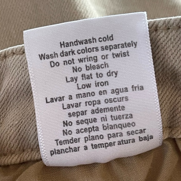 Judy Blue Tan Khaki Color Cropped Capri Jeans Sz 5/27 Stretch - Picture 13 of 15